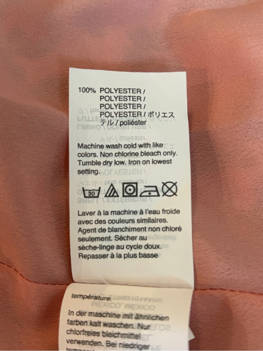J. Crew Wrap Dress 365 Crepe Pink Plush Floral Bouquet Size 6P - Picture 14 of 14